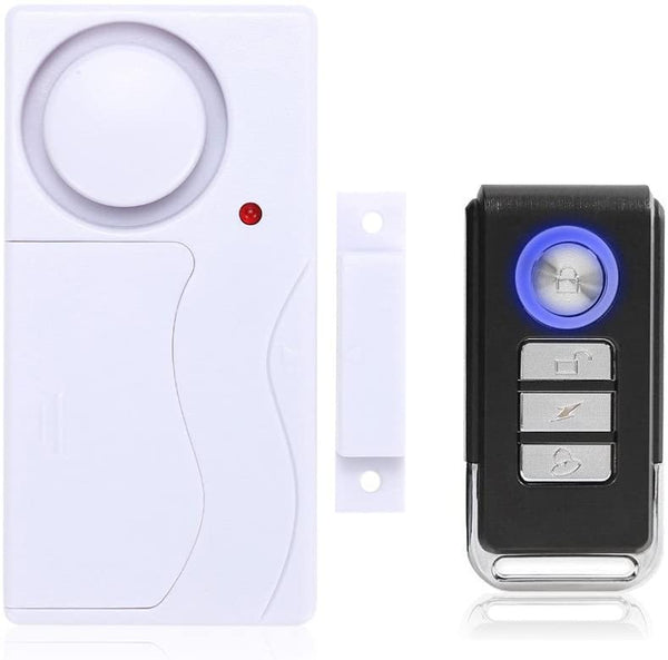 Mengshen Anti-Theft Door Window Alarm, 105 dB Loud Wireless Alarm with Remote Control for Kids Safety Home Security