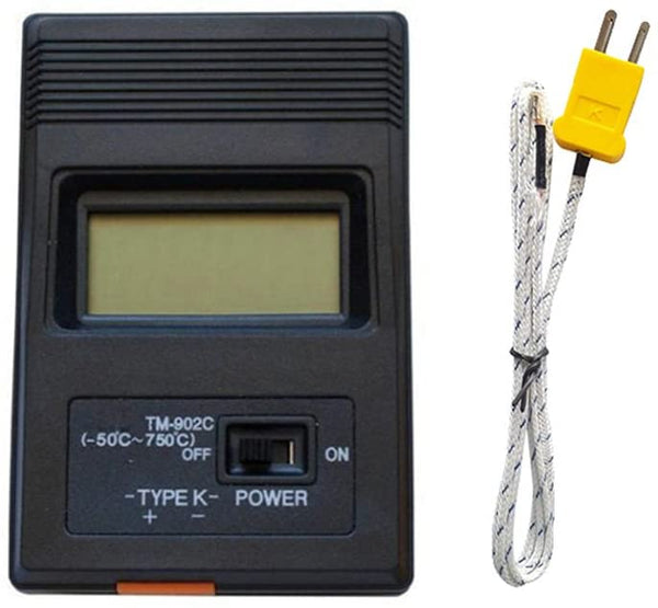 Mengshen Digital Temperature Meter(-50 to 1300 °C), K Type Thermometer + Probe, TH07