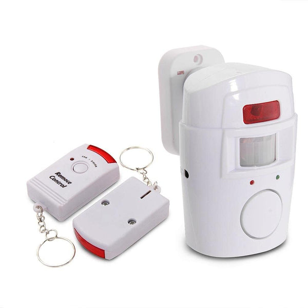 Mengshen Infrared Motion Sensor Alarm-Burglar Alarm with 2 Remote Controls, Suitable for Home/Garages/Shops H88