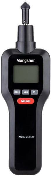 Mengshen Digital Tachometer, 2 in 1 Non-Contact & Contact Tach Rotation Speed Measurement RPM Meter M522