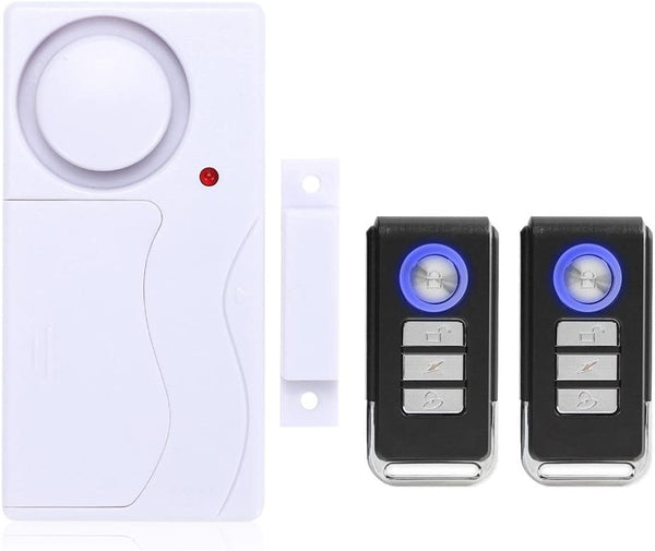 Mengshen Anti-Theft Door Window Alarm, 105 dB Loud Wireless Alarm with Remote Control for Kids Safety Home Security