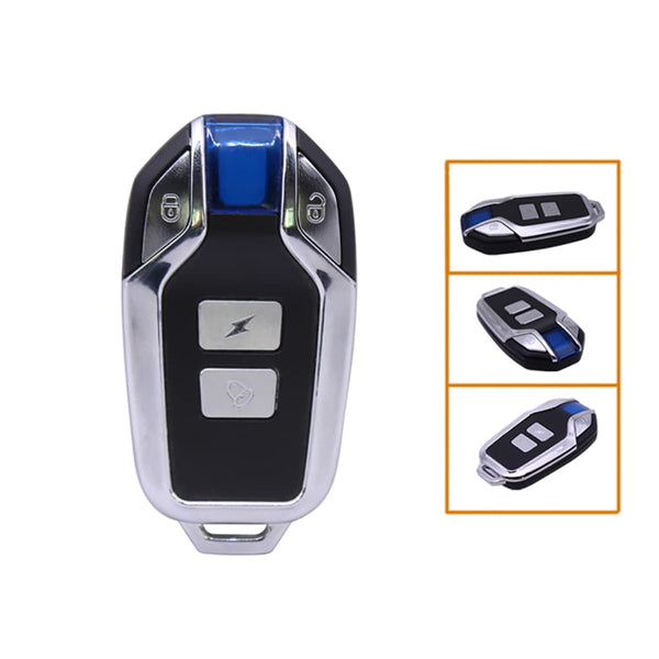 Mengshen Bicycle Lock with Remote Control, Anti-Theft Vibration Alarm with 80 cm Cable Length, IP55 Waterproof for Bicycle, Motorcycle, Door, Fence, Gate, Scooter, Pushchair