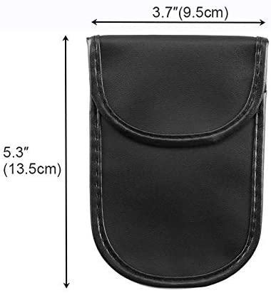 Mengshen Car Key Signal Blocker Pouch Case, (3 Pack) Faraday Bag RFID Signal Blocking Bags, Car Anti Theft Protection,PX01