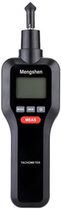 Mengshen Digital Tachometer, 2 in 1 Non-Contact & Contact Tach Rotation Speed Measurement RPM Meter M522