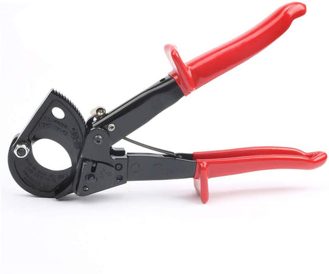 Mengshen Ratcheting Cable Wire Cutter, Heavy Duty Aluminum Copper Ratchet Cable Cutting Hand Tool, Cut up to 240mm² ME04